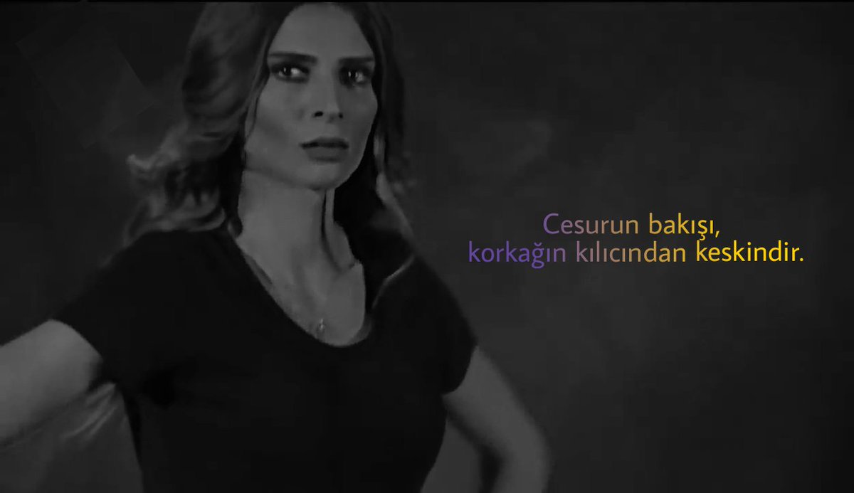 " Cesurun bakışı, korkağın kılıcından keskindir. " ❤️ #Survivor2018 #MerveAydın #MAFC #OSeneBuSene