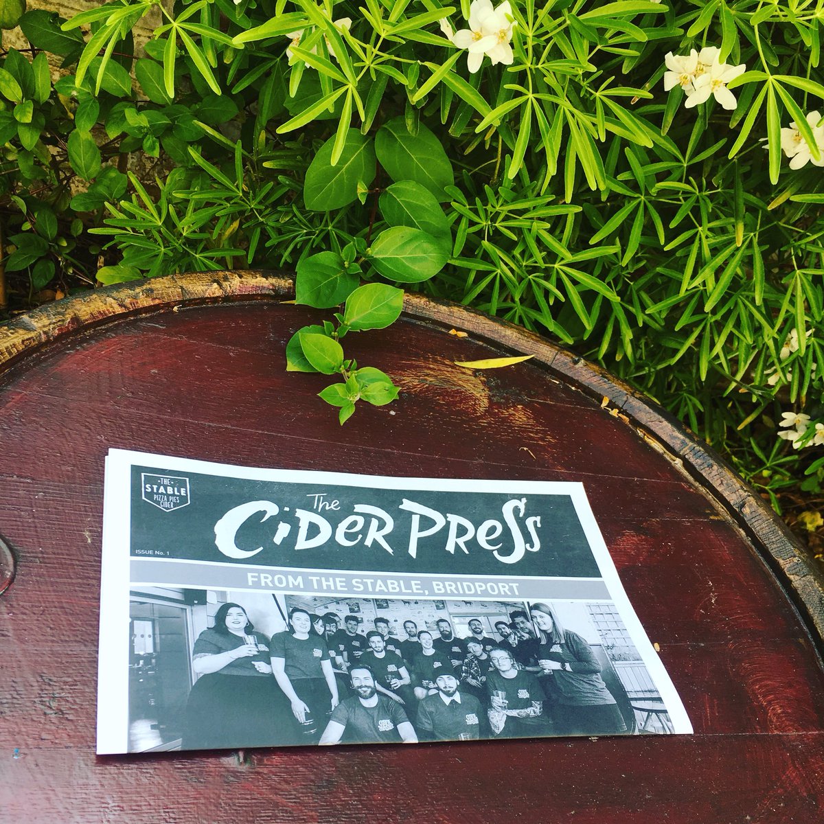 thebullpizzeria's tweet photo. HOT OFF THE CIDER PRESS! Pick up your free newspaper at The Stable Bridport today! #TheCiderPress #StableNewspaper #Newspaper #TheStable https://t.co/OGcSY8ojec