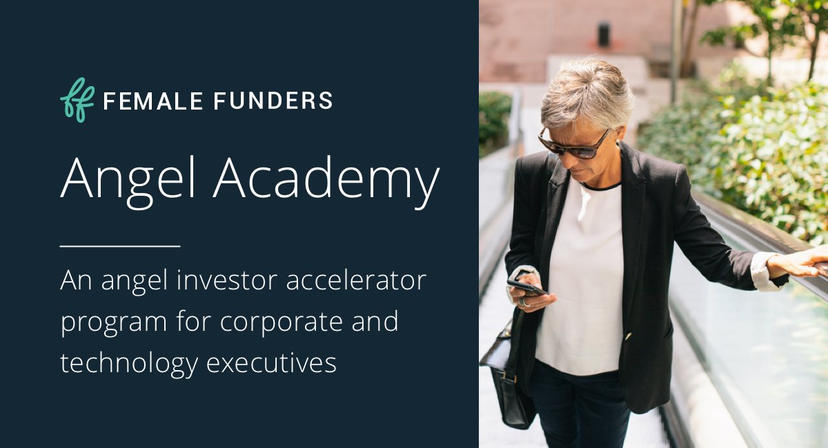 Applications are open now for #AngelAcademy! 

We're giving corporate and tech executives the edge they need to become standout angels and to make their first investments.

Apply before June 22nd: apply.femalefunders.com