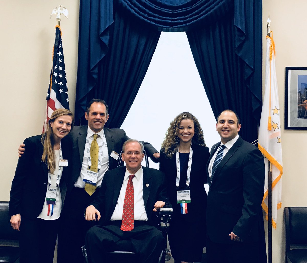 ACR Hill Day with Congressman Langevin. Thank you for your tremendous support of NIH funding, CT colonography and MARCA! #ACR2018 #ACRHillDay2018 #Radvocacy #ACRRAN @ACRRAN @ACRRFS @JeannaHarveyMD @SGhanimian @MichaelAtalay @JimLangevin