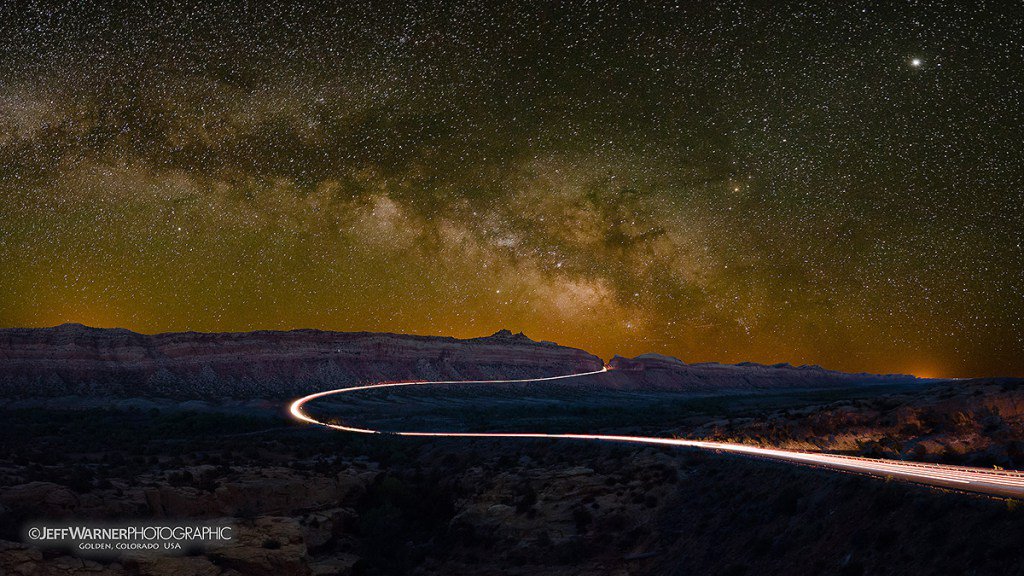 5/17/18: Comb Ridge Milky Way &amp; Zodiacal Light/Gegenshein from Mexican Hat, UT jeffwarnerphoto.com/2018/05/23/5-1…