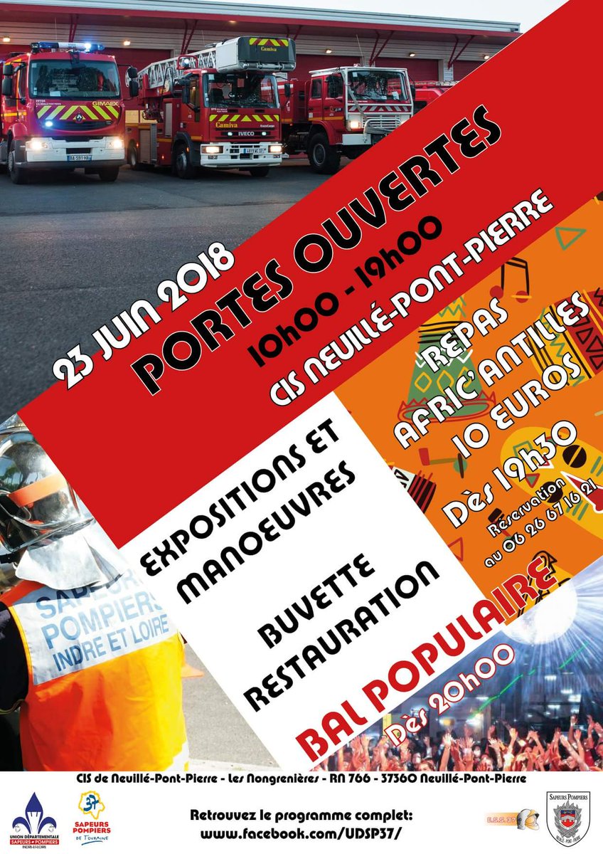 udsp37's tweet photo. On est prêts !
Congrès Départemental et Portes Ouvertes ! 
Tous à #NeuillePontPierre le 23 juin ! 😍
#Anniversaire #Pompiers #Touraine https://t.co/5Gdhpw8EPS