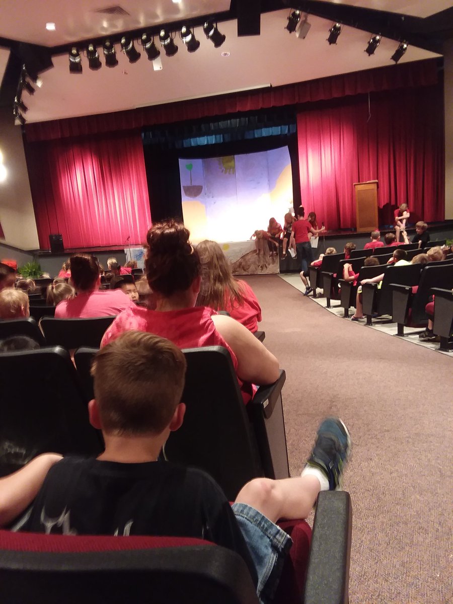 IngersonAnn's tweet photo. Awards assembly and play https://t.co/ZVj478alLU