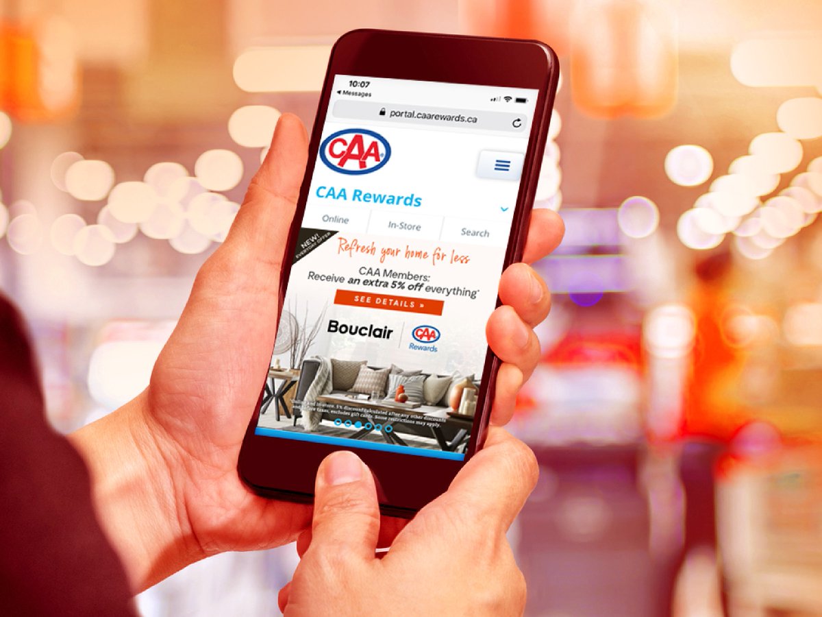 ExcentricAgency's tweet photo. Working on @CAA National partner advertising is always exciting! Featured is the latest @Bouclair online CAA Rewards promotion. Check out this offer and more at: https://t.co/JO4Ch1VTkA #CAArewards #JoinCAA #CAA #advertising https://t.co/dDCwUY7z1r