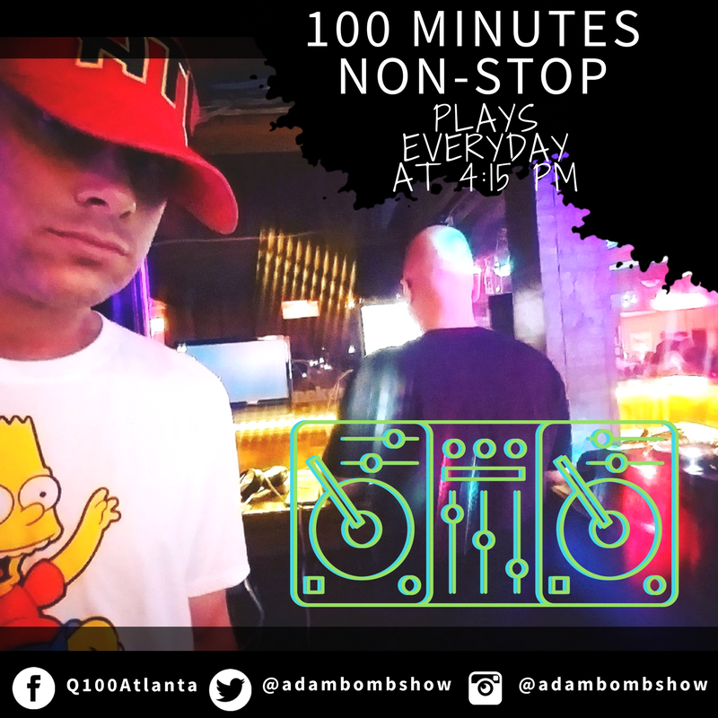 Q997Atlanta's tweet photo. STILL doing #100MinutesNonStopOnQ100! 🎧📻 Send your #Qrequest now! 💣  @adambombshow  

#TheBertShowQ100 #Q100AdamBombShow
Listen here >>> https://t.co/zAzruXasAk https://t.co/9TTLZO7xpI