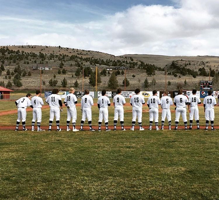 ValeBaseball's tweet photo. First round of the playoffs starts today! We play at La Pine. The Game starts at 5:00 Mountain Time. If you can’t make it, you can listen to the radio broadcast through our latest tweet. https://t.co/thBEYQZMgN