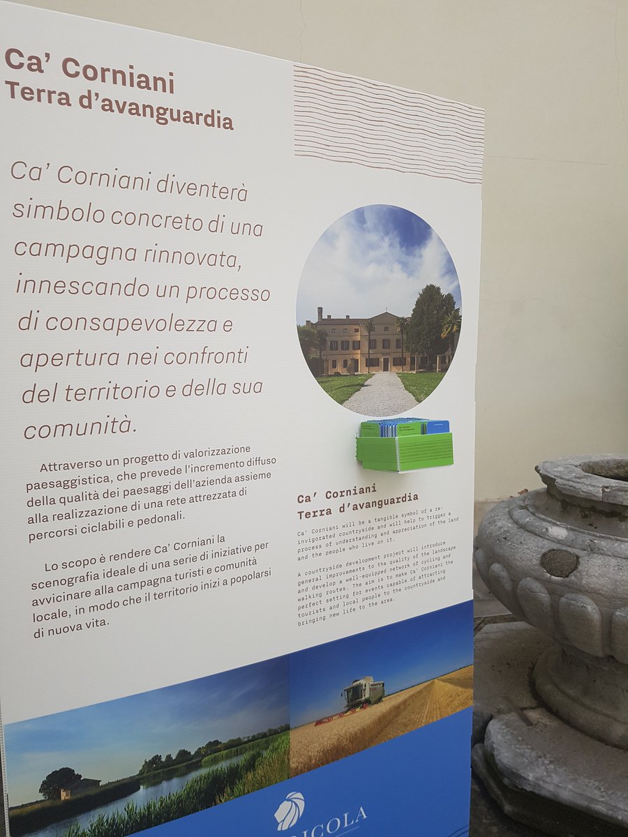 MarcoSesanaTw's tweet image. Innovare significa anche ripensare in modo nuovo gli usi degli spazi agricoli e industriali: @Genagricola1851 lo fa col progetto di riqualificazione della Tenuta #CaCorniani grazie alle opere di #AlbertoGarutti. #designve