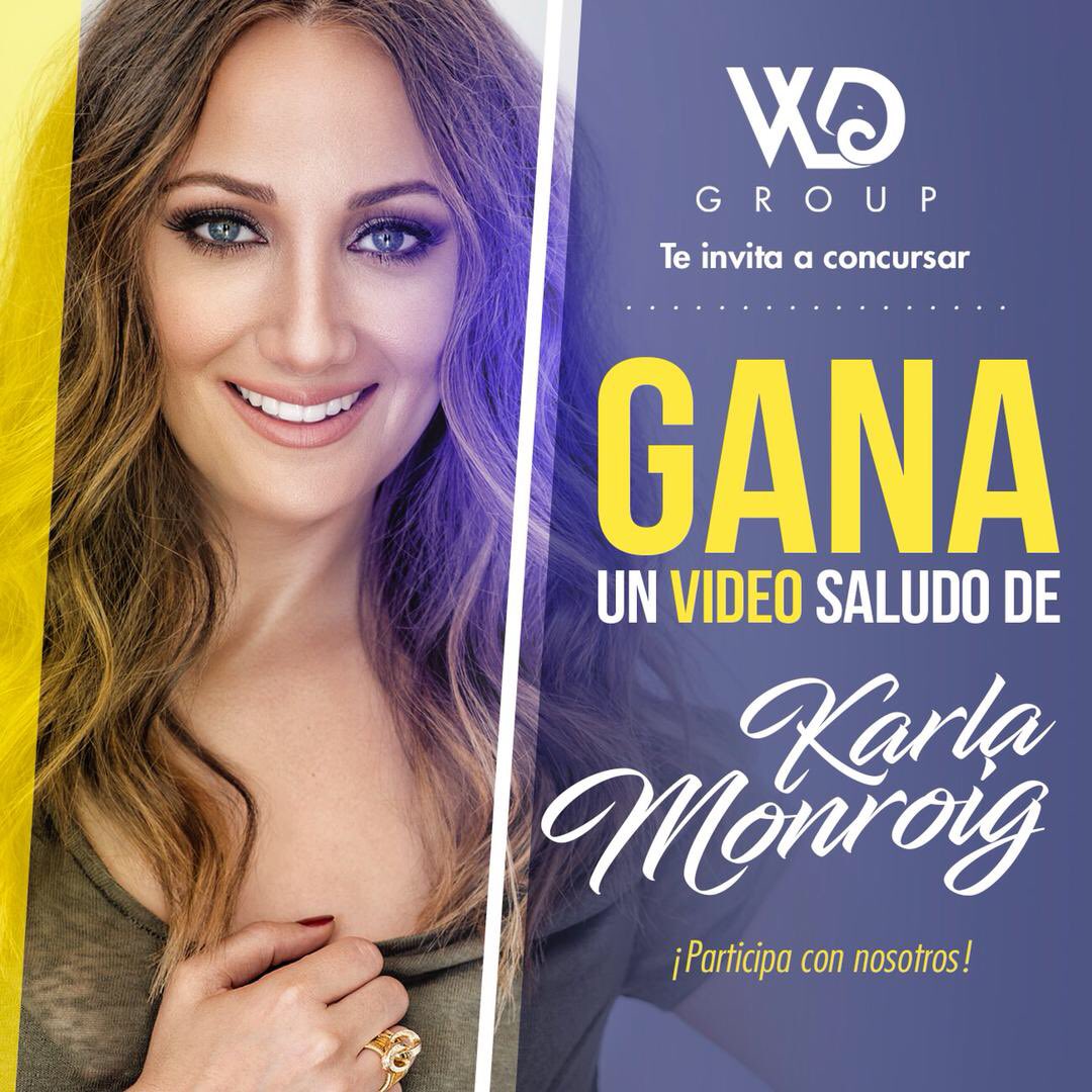dnetworkpr's tweet photo. 🚨CONCURSO🚨: Visita nuestro fan page en #Facebook, participa y podrías ganar un video saludo de @KarlaMonroig. 👉🏻 https://t.co/gMEYvUgG95 https://t.co/QjBKkwq2rF