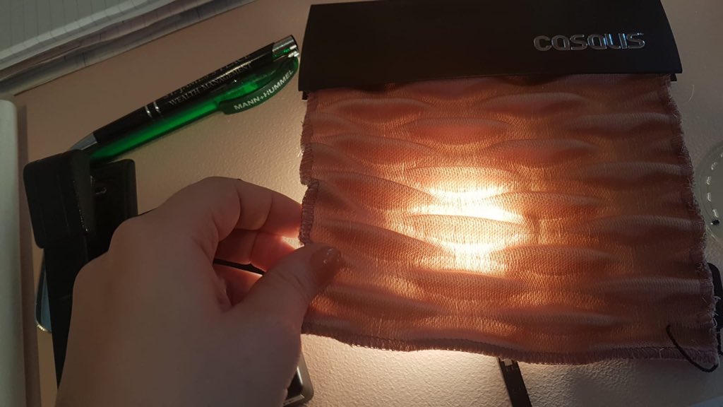 DesignLED_UK's tweet photo. #CDW2018 trying some cool new materials with our #LED #Lighting technology and @CasalisBelgium #luminoussurfaces #illuminated #acousticpanels https://t.co/EAUosvM0gS