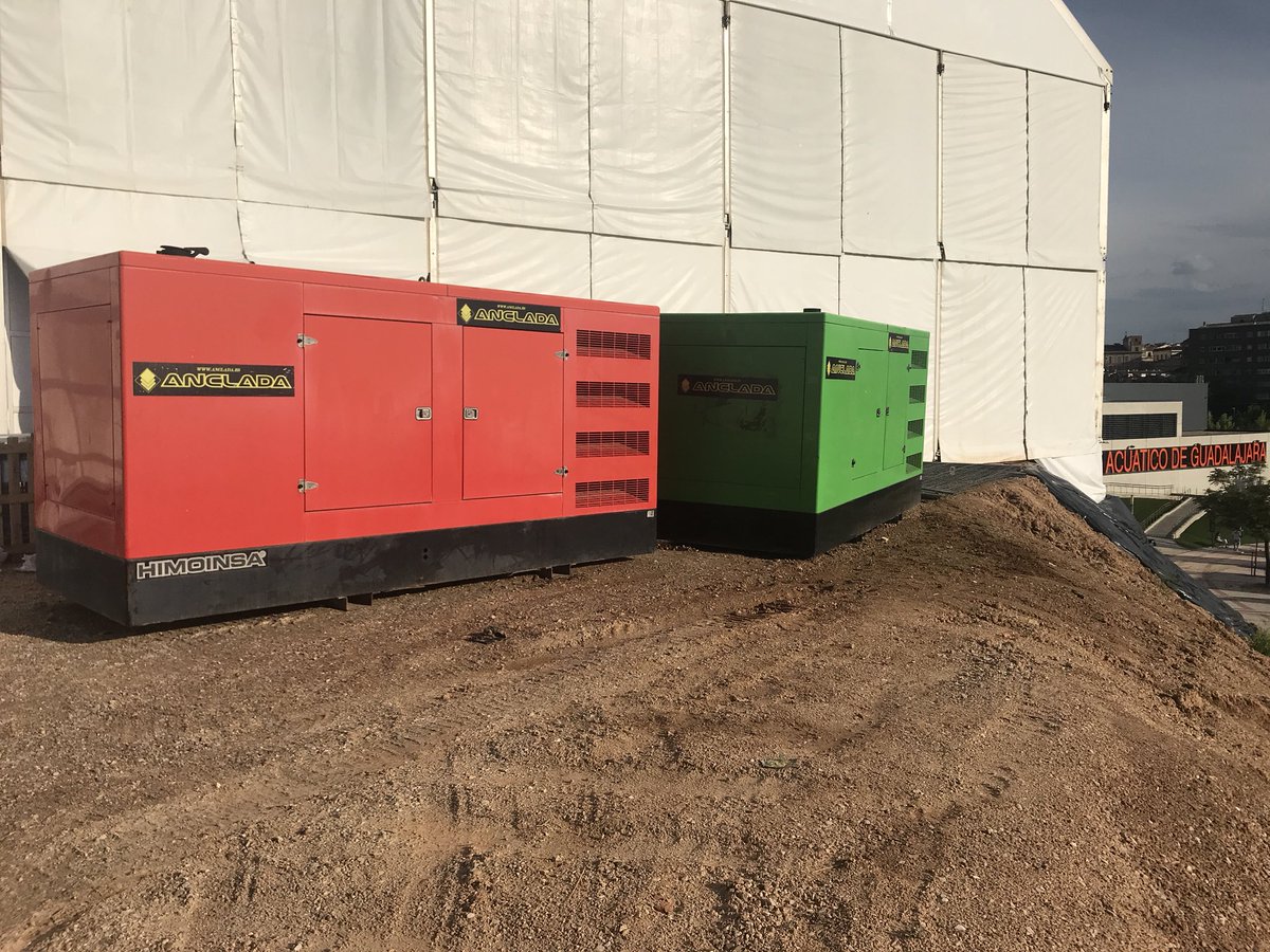 Durante unos días estaremos dando apoyo energético en el pabellón #multiusos #Guadalajara. Nos visita la Selección Española de Voleibol.
#generadores
#ancladamaquinaria