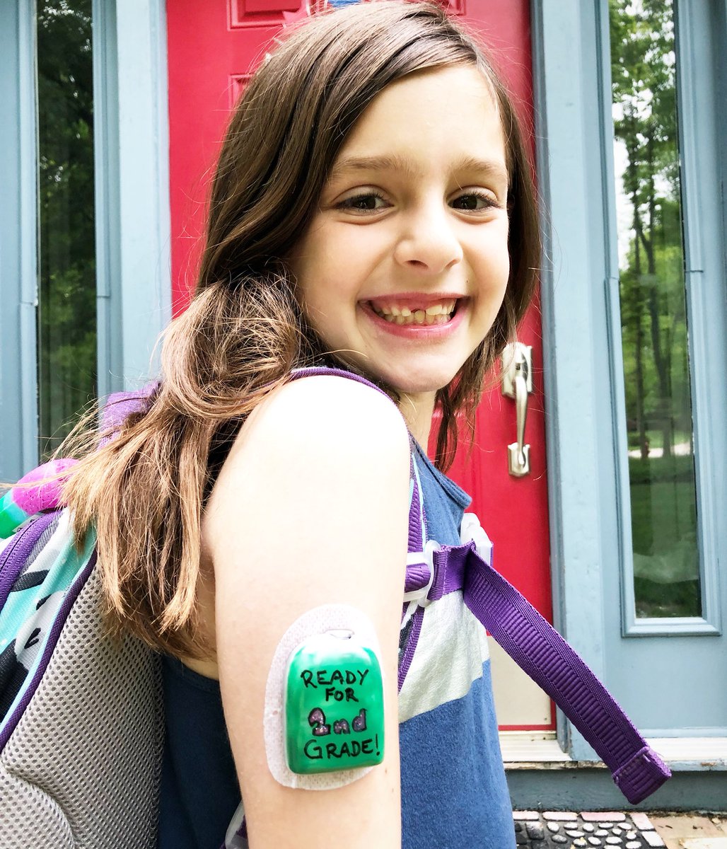 InspiredByIsa's tweet photo. First Grade โ๏ธ
Her pod says itโs all! ๐๐#readyforsecondgrade #t1d #typeonediabetes #omnipod #t1dlookslikeme #summer #schoolsout #doc @myomnipod https://t.co/QquAAGA2D6