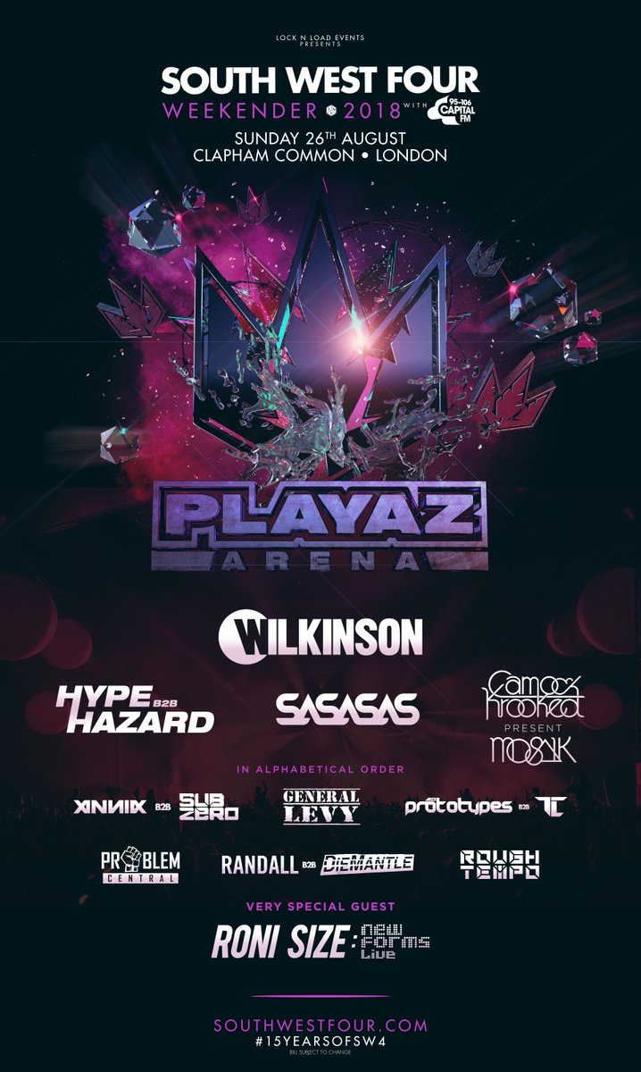 RoughTempo's tweet photo. ROUGH TEMPO opening the PLAYAZ Stage at this years SW4 Festival!!!
SW4 TICKETS - £58 Each day -  Over £10 cheaper than SW4 website
Contact any Rough Tempo Resident
RT Ticket line on 07533 306725
Email tickets@roughtempo.com 
#sw4 #playaz #roughtempo #rtdnb #festival #tickets https://t.co/8F13xRonyQ
