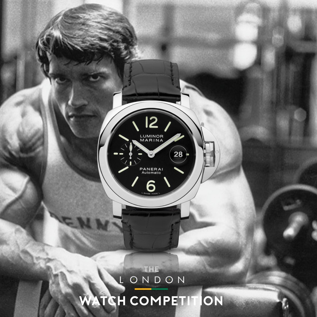 LondonWatchComp's tweet photo. Wearing a Officine Panerai makes you feel like a certain way...💪 https://t.co/PYe7i6T2rb #arnie #competition #win https://t.co/xpq3VAhxJ5