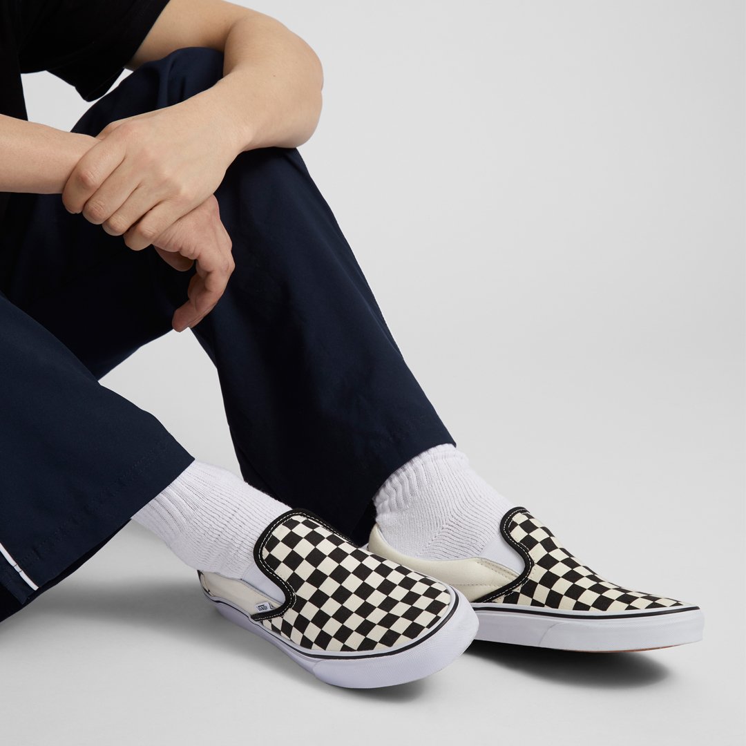 socks with checkered vans