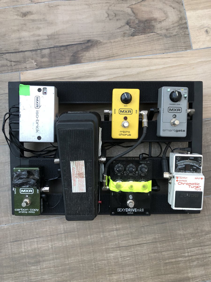 Big thanks to <a href="/Pedaltrain/">Pedaltrain</a> <a href="/jimdunlopusa/">Jim Dunlop</a> for Phil’s new pedal board. For this festival season Phil will be using an array of awesome MXR Pedals &amp; a <a href="/GurusAmps/">GurusAmps</a> Sexy Drive pedal