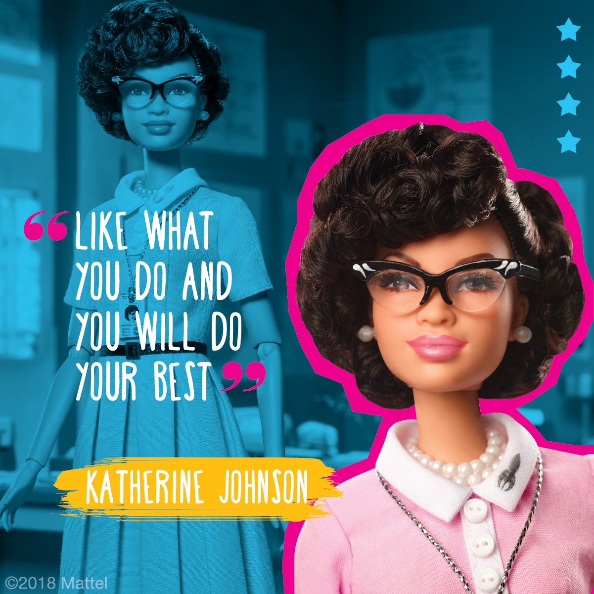 Barbie katherine johnson doll sale