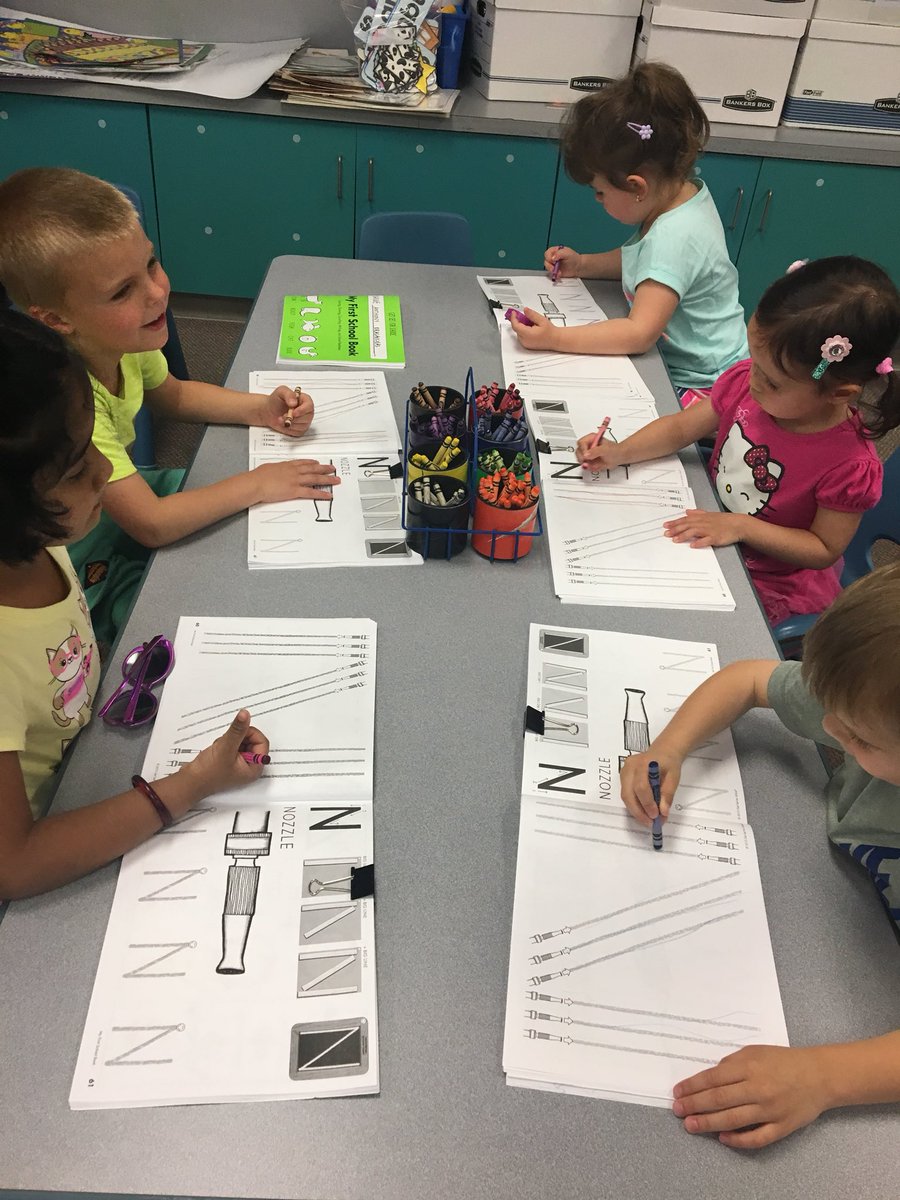 mrsburkec's tweet photo. Learning how to write the letter N today! #PESpride https://t.co/vu2QFSb0zA