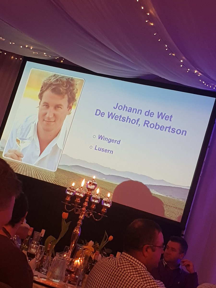 Good luck Johann - finalist in Western Cape Young Farmer of the Year Competition. We are rooting for you from the awards function while you are in Lone Star State. <a href="/emilejoubert/">Emile Joubert</a> <a href="/daniedewet/">Danie de Wet</a>