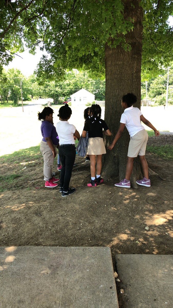 katie_korando's tweet photo. Recess... the girls talk to and listen to the spirit of the tree! @CEeagles https://t.co/ZFoldnUxWt