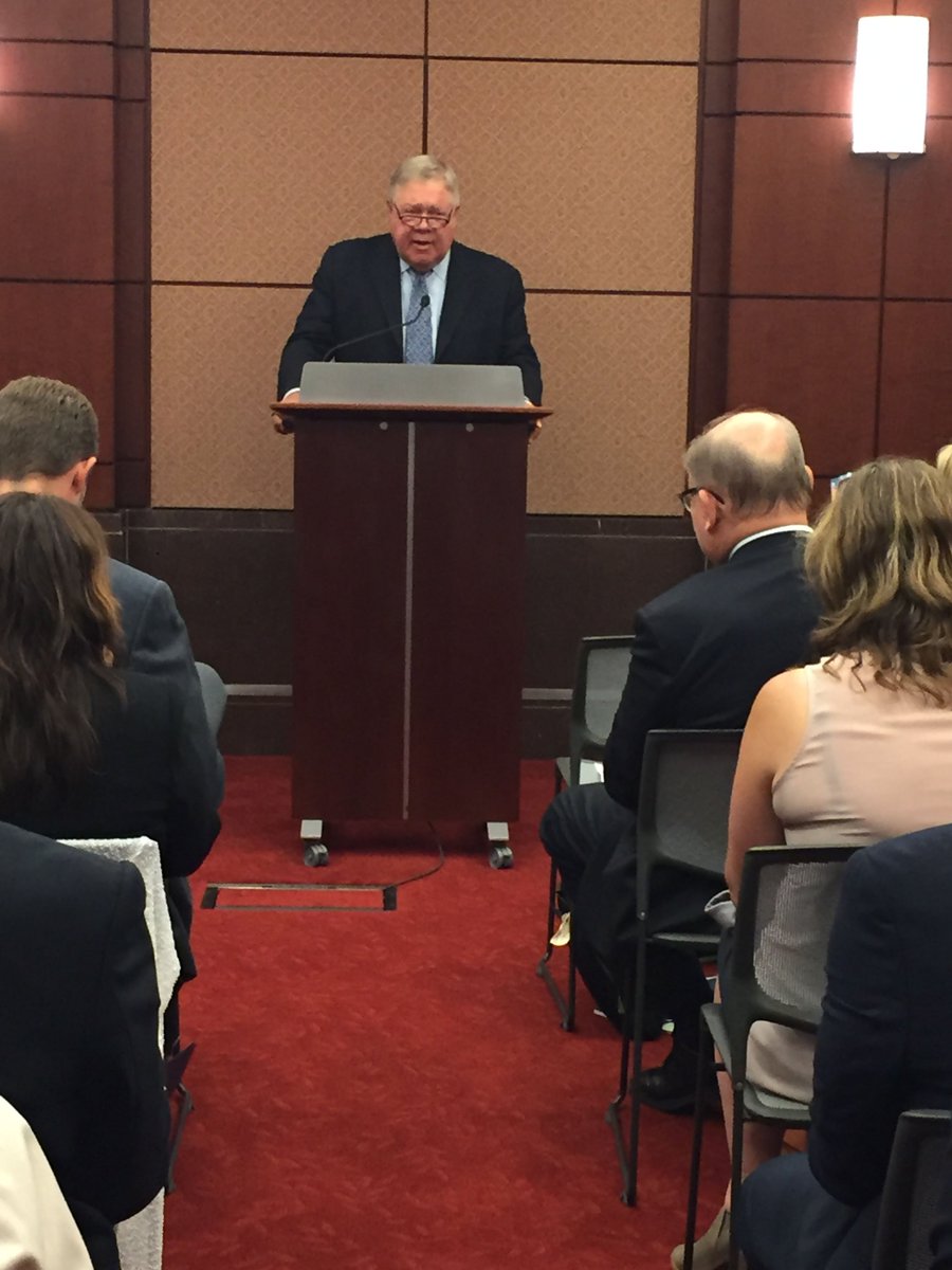 Conserve_WA's tweet photo. Former state Rep. Norm Dicks: Stormwater is a huge issue, water quality and ocean acidification are contributing to the decline of Puget Sound. #SaveAmericasSound #SaveOurSound https://t.co/n0rFVWEwIo
