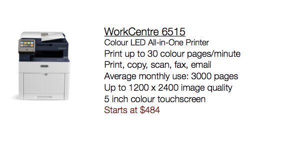 ByteComputersBC's tweet photo. Xerox WorkCentre 6515 Colour All-in-one is now on for $484
Now taking orders while supplies last!
#yyj #Xerox #Allinone #Colour #printing #copying #scanning https://t.co/17BBgW3wCk