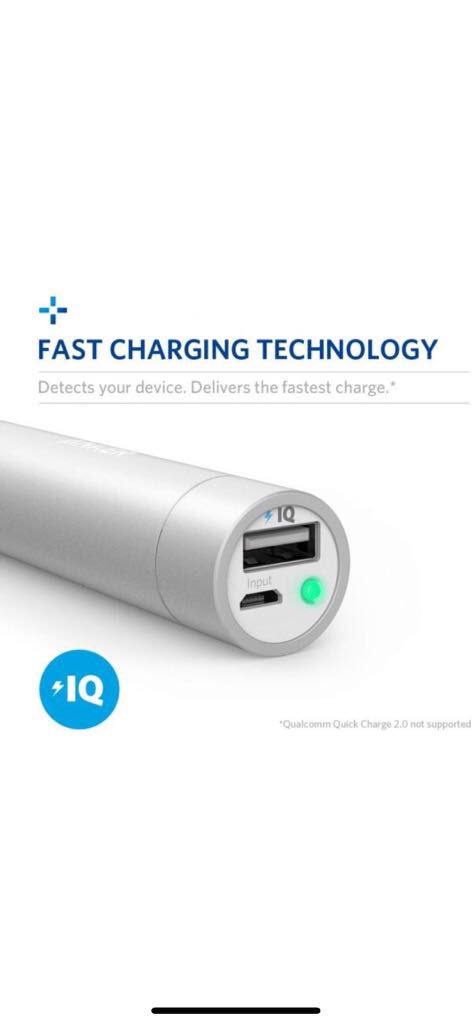 Store1Moon's tweet image. بطارية متنقله انكر سعة 3350                     ضمان سنتين ركن الشريف                             السعر :٦٦ريال                                                التوصيل داخل المجمعة مجانا