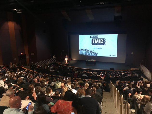 Congratulations to all the winners of Media Arts Center San Diego's IVIE Awards and Student Film Festival. Winners received cameras from <a href="/Sony/">Sony</a> &amp; top prizes also received cash prizes from <a href="/sdccu/">SDCCU</a> ! Thanks to everyone who attended the festival. See winners at ivieawards.org/2018winners