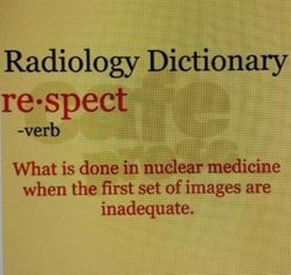 Das_is_me's tweet photo. Definition of reSPECT in nuclear medicine. https://t.co/mwtu1QVpBx