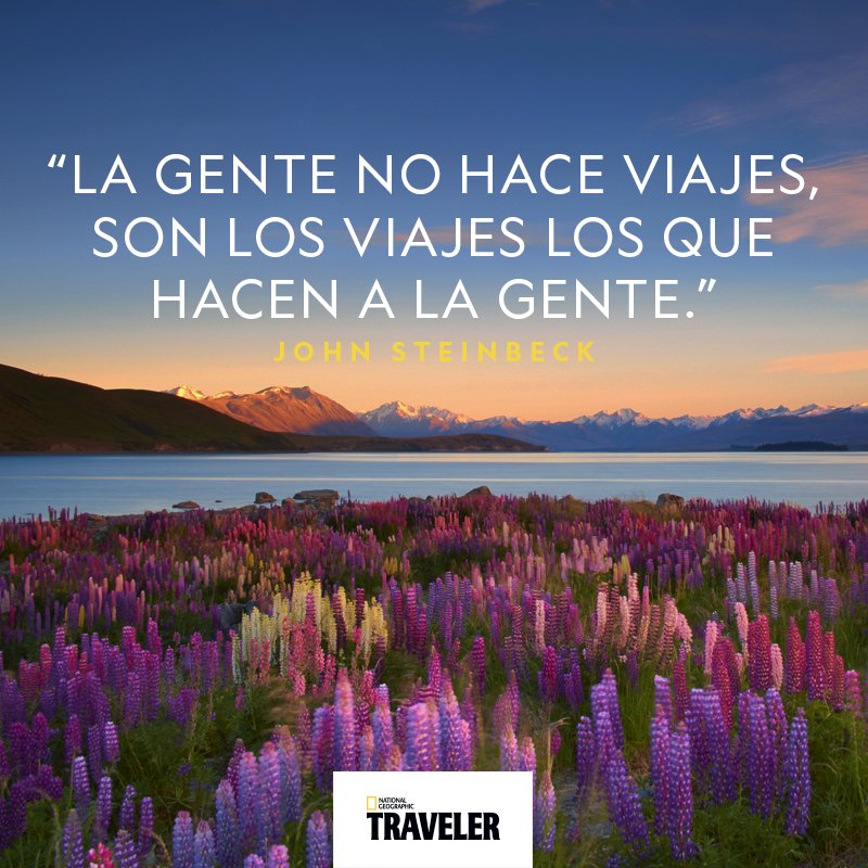 NGTravelerLatin's tweet photo. #FraseDelDía | Viajar es una experiencia que construye el carácter. https://t.co/dvgNHtcECt