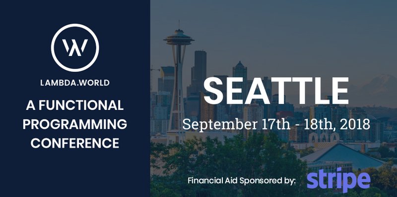 Lambda_World's tweet image. Are you from an #underrepresentedintech group and interested in attending #LambdaWorld Seattle? Apply for one of 5 free tickets from Financial Aid Sponsor @stripe here: 47degrees.typeform.com/to/sS0eFj #inclusion #diversity #tech #Seattle #WWCode