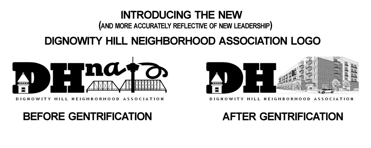 New Dignowity Hill Logo. #dignowityhill #dignowityhillneighborhoodassociation #citywedeserve #cityofsanantonio #gentrification #haysstreetbridge