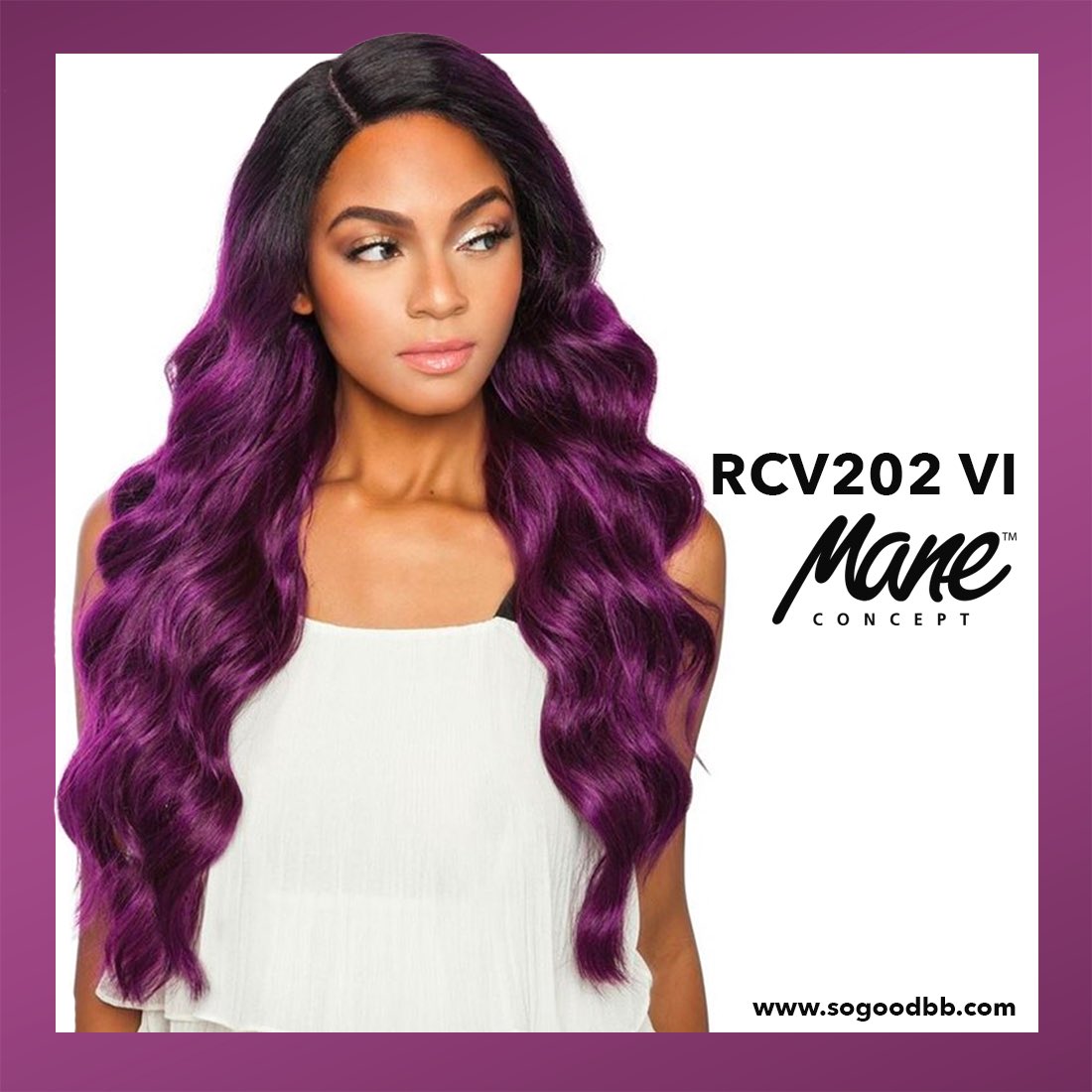 sogoodbb's tweet image. New! So many pretty new arrivals from Mane Concept including this beauty, ‘RCV202 VI.’ 

Shop: bit.ly/2s6wT2h
#maneconcept #wigs #protectivestyles #purplehair