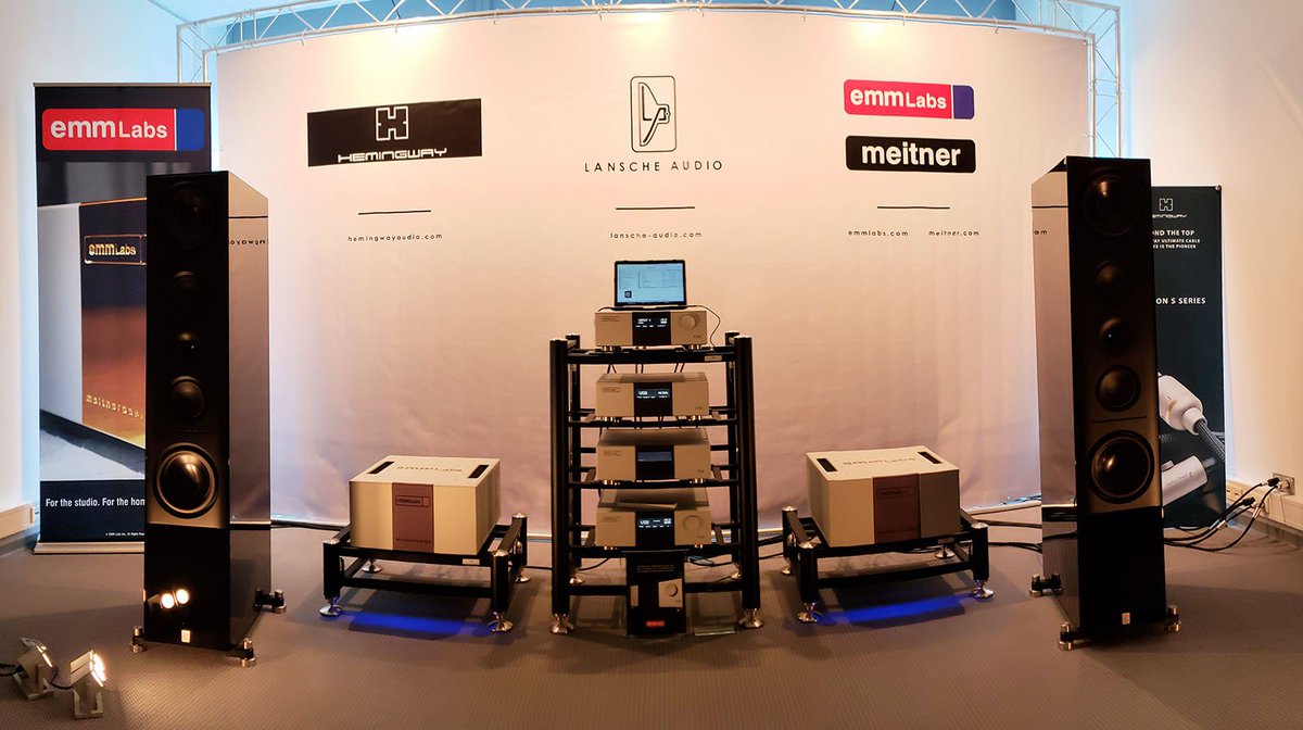 emmlabs's tweet photo. EMM Labs and Meitner Audio would like to thank all our customers and fans for joining us at the Munich High End Show 2018! Photos posted from Munich on our facebook: https://t.co/uyqe5wF8Rg https://t.co/ZrOczSTZh9