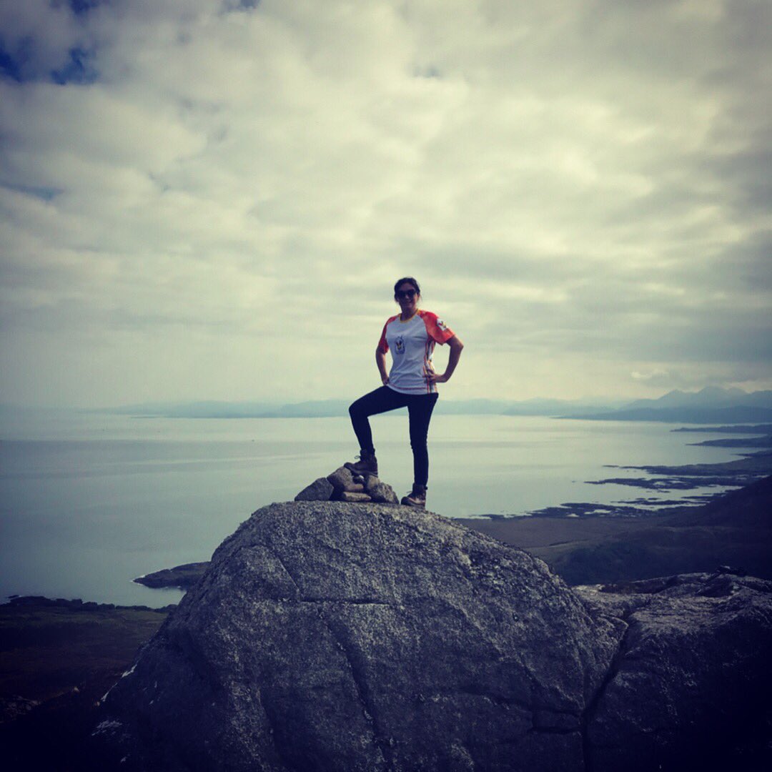 Wasn’t around to run 10k with the <a href="/gmchamber/">GM Chamber</a> team on Sunday &amp; trying to make up for it this week. @steveburne70 you were all the inspiration I needed to climb / scramble to the top of this beauty.Please keep donating, there’s a bigger one to climb later 😬 justgiving.com/fundraising/gm…