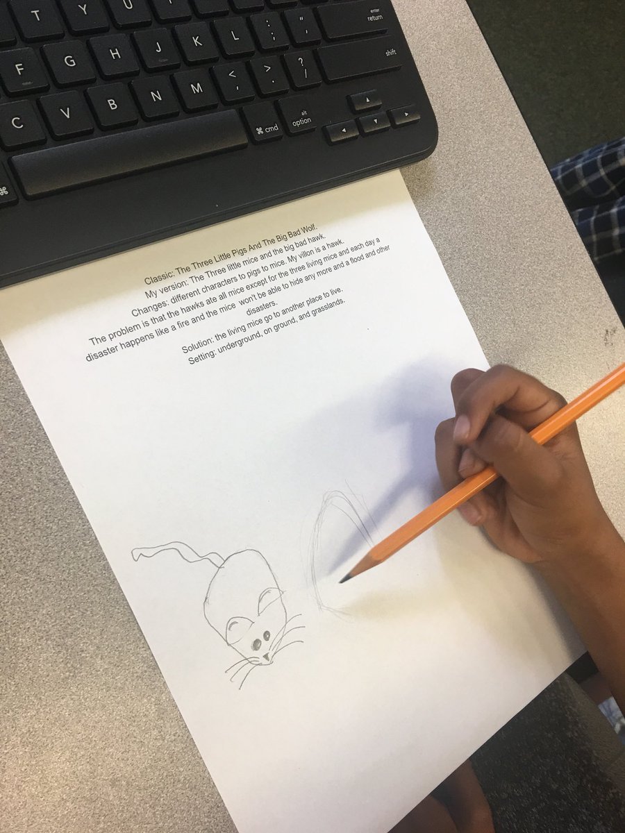 When your <a href="/STEMscopes/">STEMscopes</a> environmental changes and effects activity from last week inspires your student to write a related fairy tale adaptation during Writers Workshop! #integration #threadbabythread <a href="/TeamLomaVista/">Loma Vista School</a> <a href="/TUSDSTEM/">TUSD STEM</a> <a href="/TUSDschools/">Tustin Unified</a>