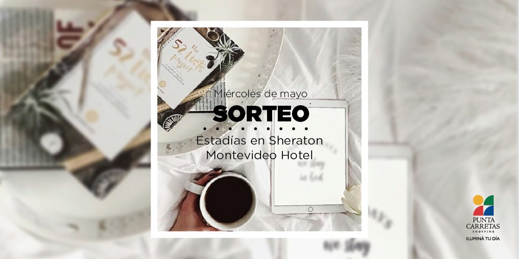PuntaCarretas's tweet photo. 😍 Tenemos un increíble SORTEO de 2 ESTADÍAS DE 2 NOCHES c/u en @Sheraton_MVD. Seguinos, dale RT y etiquetá a la persona especial con la que te gustaría compartir esta escapada. 🙌 Los ganadores son 2, y los anunciaremos este viernes 25. ¡Mucha suerte! #iluminatudia https://t.co/S9CxbbCMRj