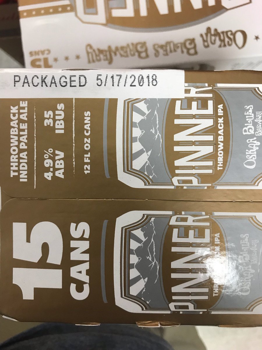 Awwww
These cute little @oskarblues #Pinner #ThrowbackIPA #15Pack #CraftBeer #CraftCans are only #5DaysOld
With #Cookout season finally here, they may not make it to see 2 Weeks
#CarpeDiem little guys!