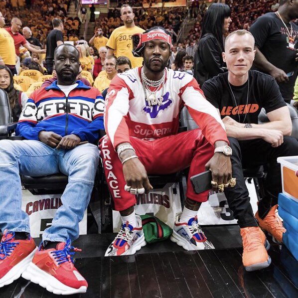 VERSACE on X: #2Chainz wearing the new Chain Reaction sneakers.  #VersaceChainReaction Find them now:    / X