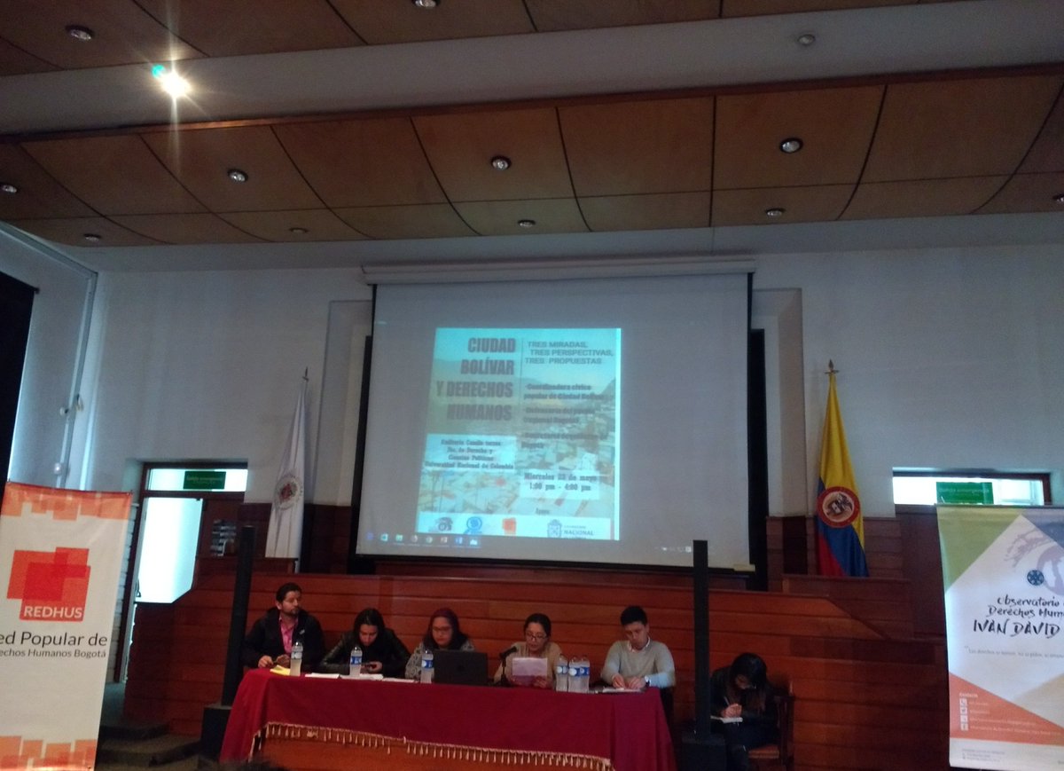 IsabelFajardoDH's tweet photo. Inicia el foro Ciudad Bolívar y derechos humanos: Tres miradas, tres perspectivas, tres propuestas con la participación de @DefensoriaCol, secretaria de gobierno subdirección de ddhh, @CCPBolivar . 

Ciudad Bolívar territorio de paz. https://t.co/mj4laix849