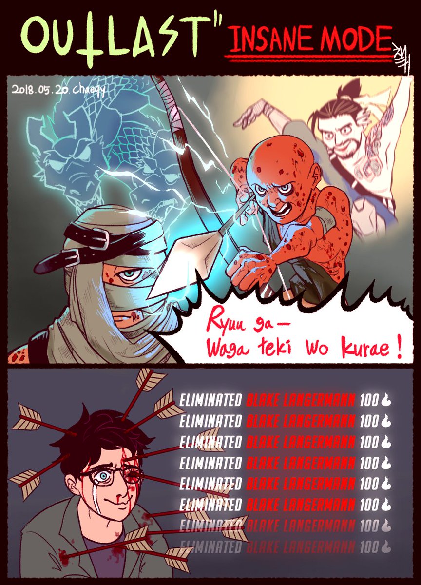 TheRedBarrels's tweet photo. Laird is totally a Hanzo main 🏹 Check out more of @Chaeqy1's amazing fan art. https://t.co/4iYEFAHPxD https://t.co/zRnzqNa5BN