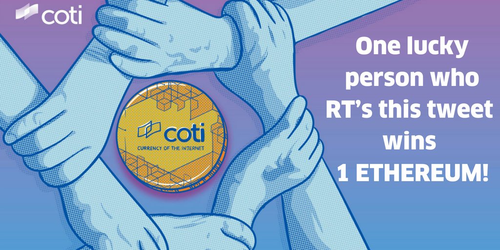 COTInetwork's tweet image. Last hours of COTI’s whitelist registration! Only registered whitelisted members can participate in the pre-sale on June 4–5, 2018! 
Sign up now: goo.gl/LzrFGC

One lucky winner will win 1 ETH for retweeting this!