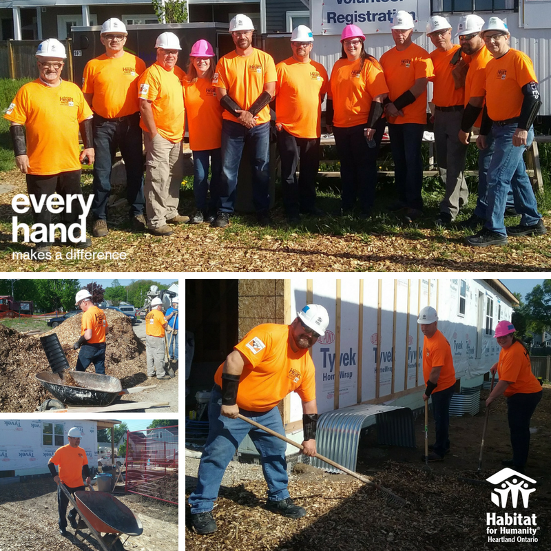Habitat4HOME's tweet photo. Thanks @AndersenCorp for your generous support! It was great to have your amazing team on our #ForbesSt build site today! #LdnOnt #EveryFamily https://t.co/qGWd24cKpq