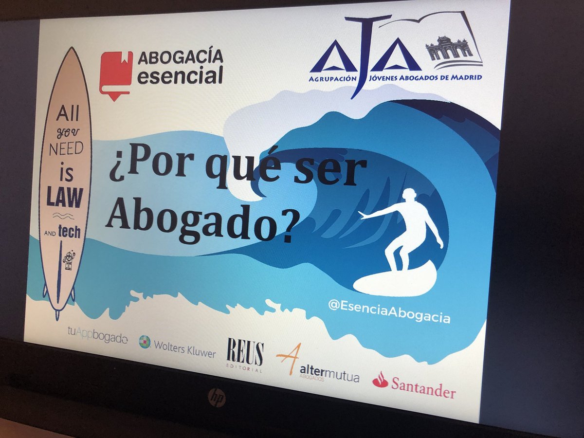 ¿Por qué ser abogado? Jornada de formación en <a href="/estudiosCEF/">CEF.- Centro de Estudios Financieros</a> por #AJAMadrid con <a href="/Alb_Cabello/">Alberto Cabello</a> <a href="/puerto_ana/">Ana Puerto</a> <a href="/Juango_Ospina/">Juan Ospina</a> apúntate gratis @EsenciaAbogacia <a href="/jmfcomas/">José Mª Fdez. Comas</a> <a href="/derechopractico/">Derecho Práctico</a> #abogacía
