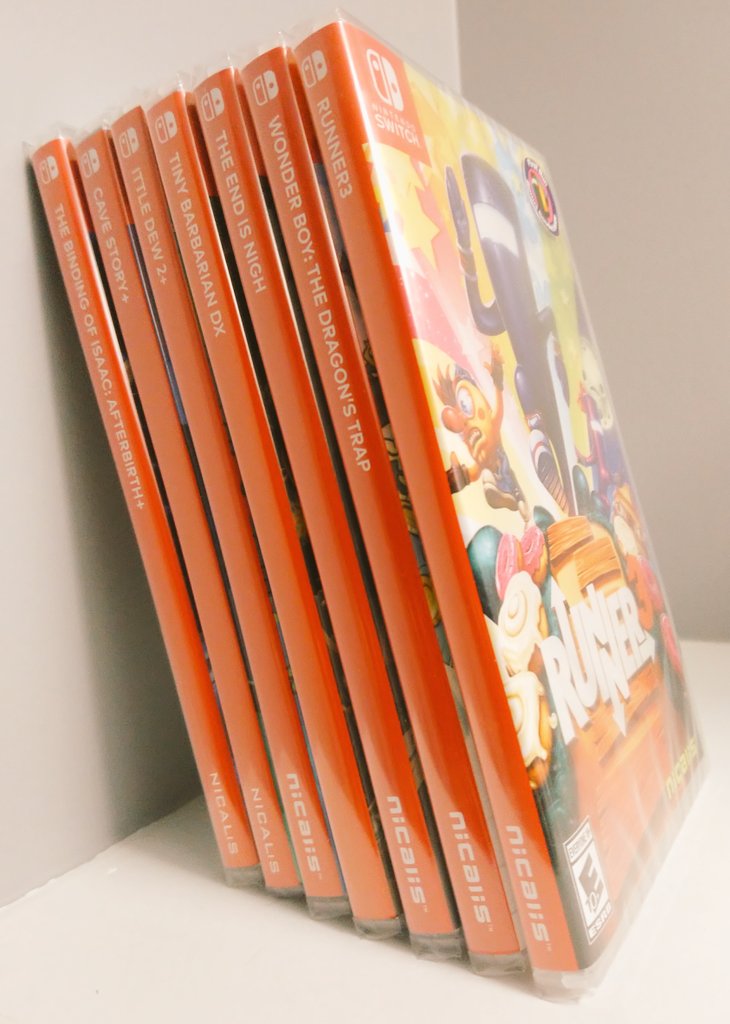 nicalis's tweet image. Do you need this? We're giving away a complete set of our #NintendoSwitch library of retail games. RT and follow for your chance to win!