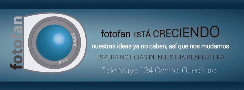 fotofanqro's tweet photo. #creciendo #reapertura #gracias 🙏🏻 #5demayo #notelopierdas #nuevoespacio #soyfotografo #fotofan #amolafotografia #fotografia #Queretarock #Centrohistorico #muypronto #fotofanaticos @fotofanqro https://t.co/K6cDKg48ji