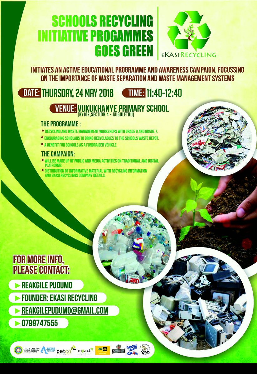 The latest with eKasi Recycling. Its been a minute dear twitter.