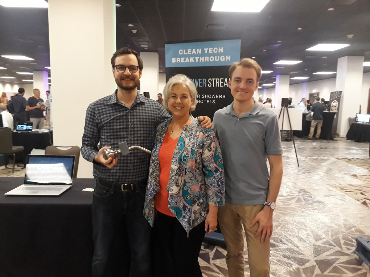 Shower Stream is kicking butt with the #MCTX18 finalists at the Startup Showcase expo hosted by @MassChallengeTX!!