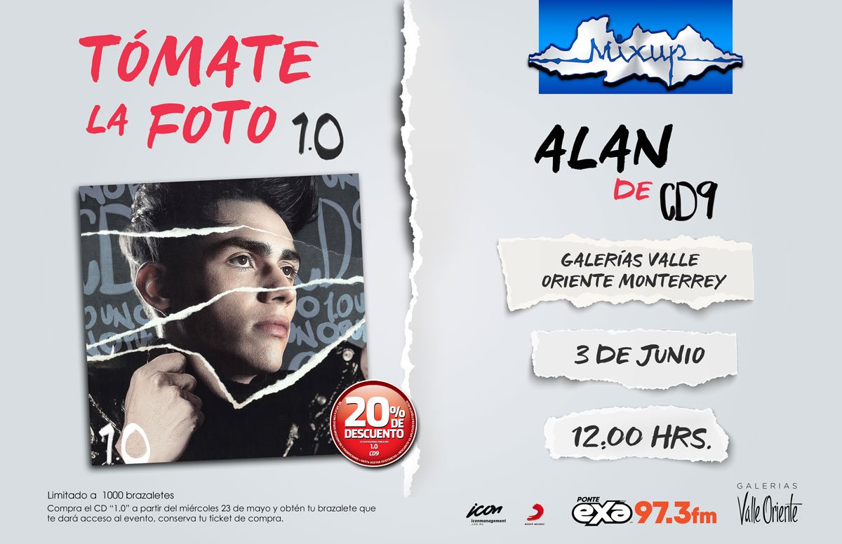 MixupTeam's tweet photo. ¡Atención #Coders!

Obtén tu brazalete a partir de hoy 23 de mayo.

#CD9EnMixup 

@JosDice 
@soyalannavarro 
@CD9 https://t.co/suRtL7xrrQ
