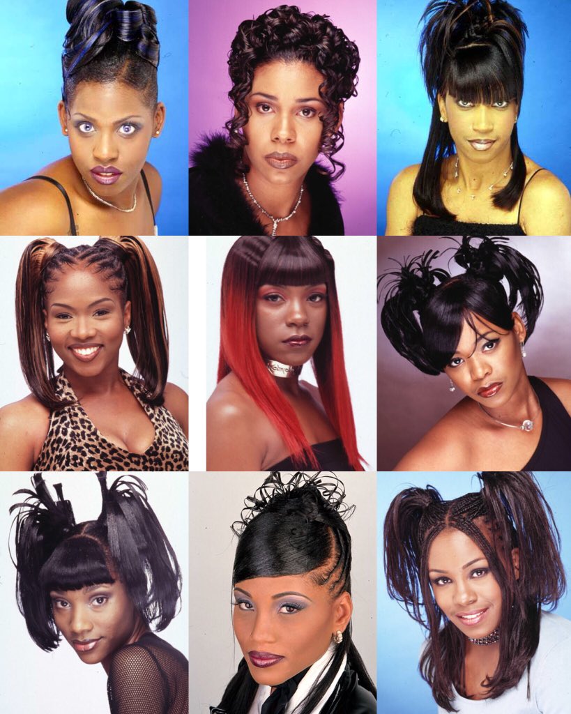 1990s hairstyles for black women