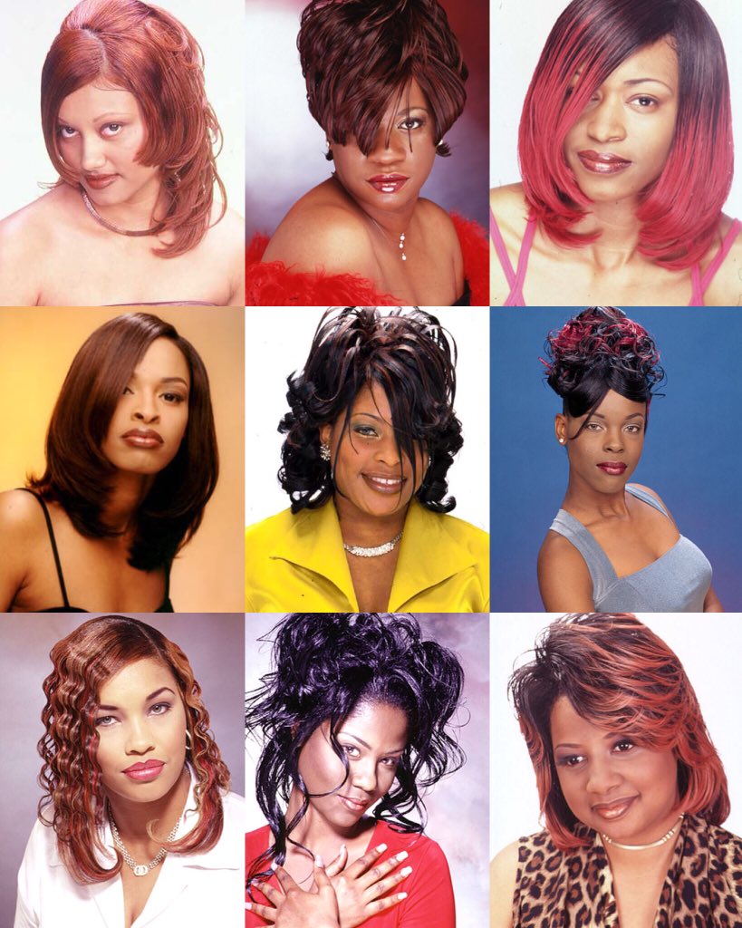 1990s hairstyles for black women